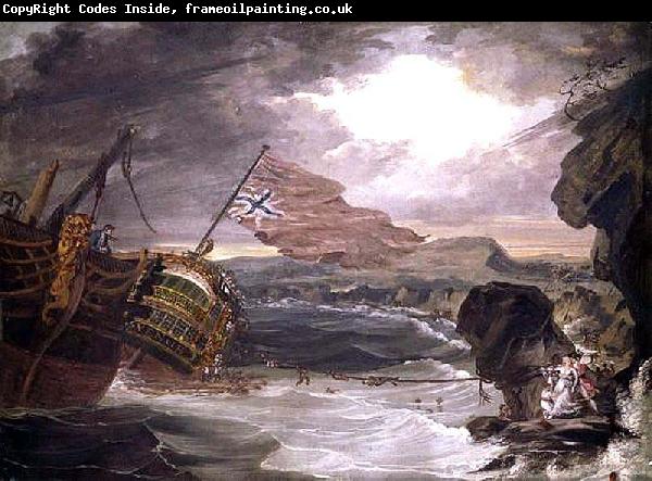 unknow artist Oil painting of the East Indiaman